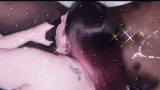 Thick white girl takes her time sucking on a nice cock - 2 image