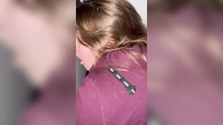 Glory hole fun as my boyfriend watches - 14 image