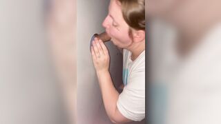 Glory hole fun as my boyfriend watches - 2 image
