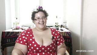 Ersties: Amateur Girl Fingers Her Shaved Pussy - 13 image