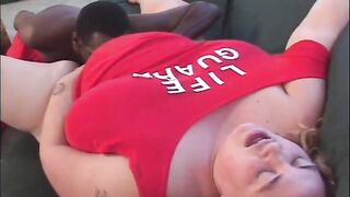 BBW milf fucks in hairy pussy with big black cock - 4 image