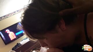 Peach Queenz BBWs Get Wet And Sloppy On A BBC Together - 6 image