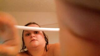 BBW Sadie Shower Masturbation - 2 image