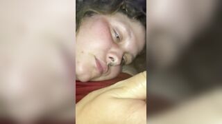 I wake my girlfriend up with my dick in her mouth