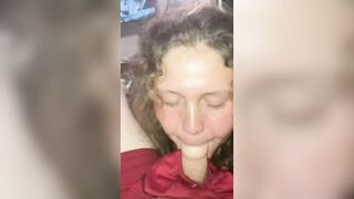 Girlfriend sucks and deepthroats my uncut dick just for fun - 13 image