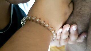 I give my boyfriend a good titjob