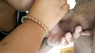 I give my boyfriend a good titjob