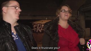 Hot BBW having 3 hard cock guys at once - 2 image