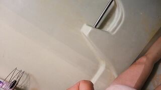 My chubby bbw wife Pandi is conducting business in the tub (Pt1/5) - 11 image