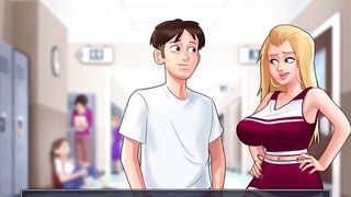 Summertime saga - Miss dewitt gave me a blowjob - 10 image