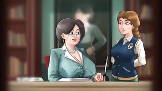 Summertime saga - Miss dewitt gave me a blowjob - 13 image