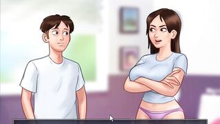 Summertime saga - Miss dewitt gave me a blowjob - 14 image