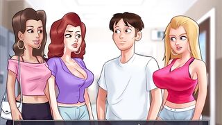 Summertime saga - Miss dewitt gave me a blowjob - 3 image