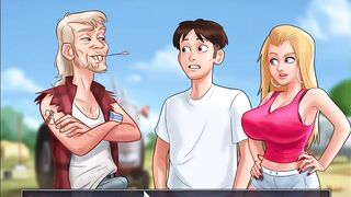 Summertime saga - Miss dewitt gave me a blowjob - 7 image