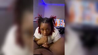 Coworker BF seen my videos and wanted some throat - 5 image