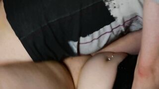 Fingered slut wife enjoy herself in gang bang HD - 5 image