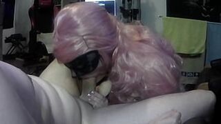 Dream stepdaughter loves to gives deepthroat blowjob to her stepdaddy HD