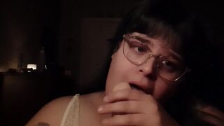 Goth BBW gives you personal attention- candlelit ASMR - 14 image
