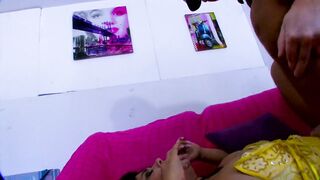 Beautiful curvy latina teen Julia Morgan gets facialed after hard drilling - 7 image