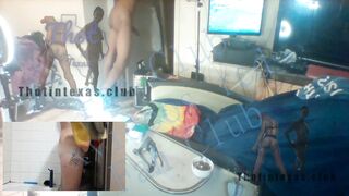 Stroking BBW African American Pussy Raw Hot Real Sex - 2 image