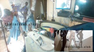 Stroking BBW African American Pussy Raw Hot Real Sex - 3 image