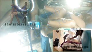 Stroking BBW African American Pussy Raw Hot Real Sex - 4 image