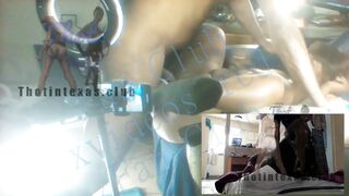 Stroking BBW African American Pussy Raw Hot Real Sex - 5 image