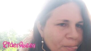 Pov cum on mouth in outdoors bbw - 11 image