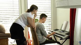 The piano student with the huge cock - 3 image