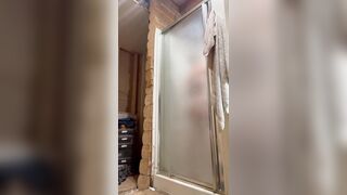 Sneaky cam catches hot blonde babe in shower - 3 image