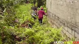 Fist having sex in the forest first they were caught - 1 image