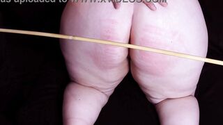 Little BBW Teen Hottie Spanked, Caned & Finger Fucked by Daddy - Beautiful Caning Marks on PAWG ass - Best Authentic Homemade BDSM DDLG Porn - 10 image