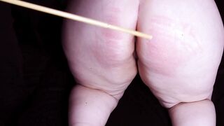 Little BBW Teen Hottie Spanked, Caned & Finger Fucked by Daddy - Beautiful Caning Marks on PAWG ass - Best Authentic Homemade BDSM DDLG Porn - 11 image