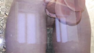 Red haired 18yo Chubby teen rides on dildo & intense fuck elastic pussy - 4 image