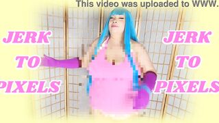 MEMEME Cosplay Jerkoff to pixels Censored Mindfuck betasafe Loop