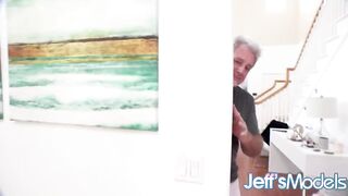 Masseur Feasts His Eyes on Naked BBW Eliza Allure as She Masturbates - 2 image