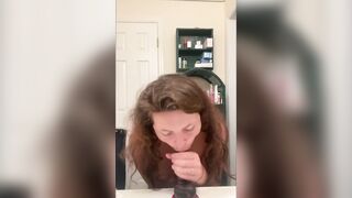 Stepmom has fun with a monster dildo and fucks her pussy deep - 4 image