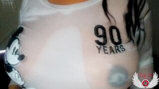 Showing off my big natural tits and my slutty face, I'm ready to fuck with strangers. Are you interested in fucking me? - 6 image