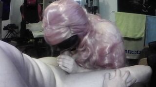 Obedient stepdaughter deepthroats & swallow stepdaddy's cum HD