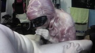 Obedient stepdaughter deepthroats & swallow stepdaddy's cum HD