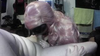 Obedient stepdaughter deepthroats & swallow stepdaddy's cum HD