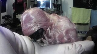 Obedient stepdaughter deepthroats & swallow stepdaddy's cum HD