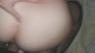 Stepson filled Stepmom milf pussy and share the bed with a son - 15 image