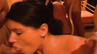 Sexy German BBW  handling two rods in the bedroom - 3 image