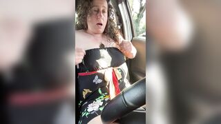 Trying to Drink a Smoothie in Public with REMOTE CONTROL SEX TOY Orgasming in the Mall - 10 image