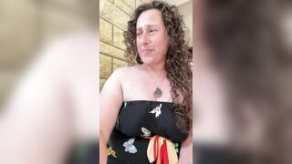 Trying to Drink a Smoothie in Public with REMOTE CONTROL SEX TOY Orgasming in the Mall - 3 image