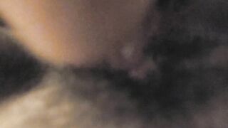 14 mins of eating my cum out of my BBW wife's hairy wet pussy - 7 image