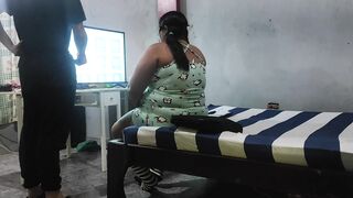 Hidden Camera! Cheating on my husband with the technician who comes to fix the tv My husband apologizes but the technician fucks me better than him - 7 image