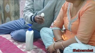 Indian hot aunty teach, how to insert penis in small ass hole  first time