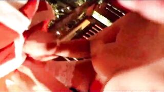 Hot blowjob for Santa Claus in a public park. - 14 image